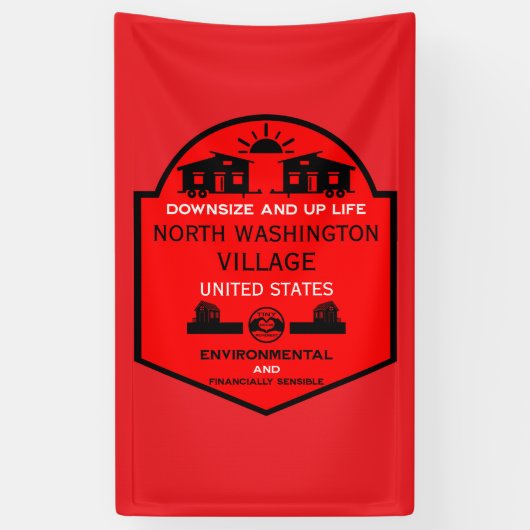 Tiny House Communities bearbeitbar Banner (Vertikal)