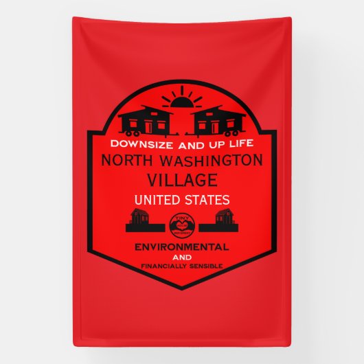 Tiny House Communities bearbeitbar Banner (Vertikal)