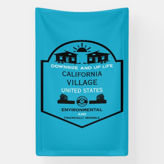 Tiny House Communities bearbeitbar Banner (Vertikal)