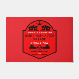 Tiny House Communities bearbeitbar Fußmatte