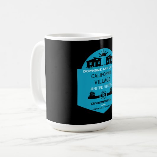 Tiny House Communities bearbeitbar Kaffeetasse (Vorderseite Links)