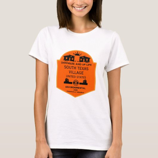 Tiny House Communities bearbeitbar T-Shirt (Vorderseite)