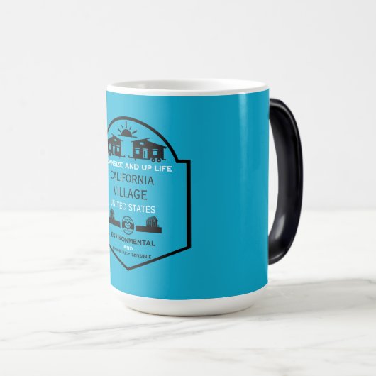 Tiny House Communities bearbeitbar Verwandlungstasse (VorderseiteRechts)