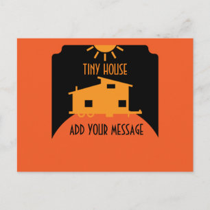 Tiny House Living - Tiny House Nation Fußmatte Postkarte