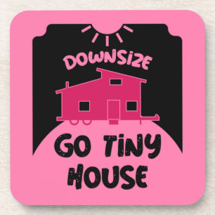 Tiny House Living - Tiny Zuhause Getränkeuntersetzer