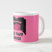Tiny House Living - Tiny Zuhause Jumbo-Tasse (Vorderseite Rechts)
