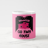 Tiny House Living - Tiny Zuhause Jumbo-Tasse (Vorderseite)