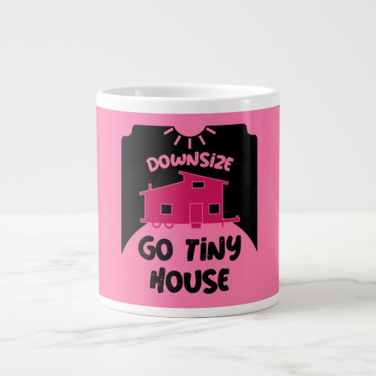 Tiny House Living - Tiny Zuhause Jumbo-Tasse (Vorderseite)
