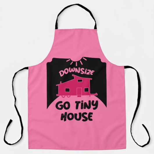 Tiny House Living - Tiny Zuhause Schürze (Vorderseite)