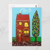 Tiny House Postkarte (Vorne/Hinten)