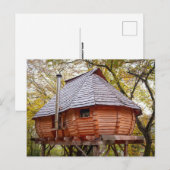 TINY HOUSE RUSTIC CABIN POSTCARDS POSTKARTE (Vorne/Hinten)