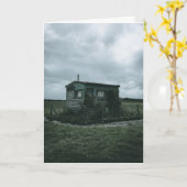 TINY HOUSE SHACK FUNNY VON DER GRID BIRTHDAY CARD KARTE (Gelbe Blume)