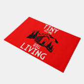 Tiny House Wohngestaltung Fußmatte (Schrägansicht)