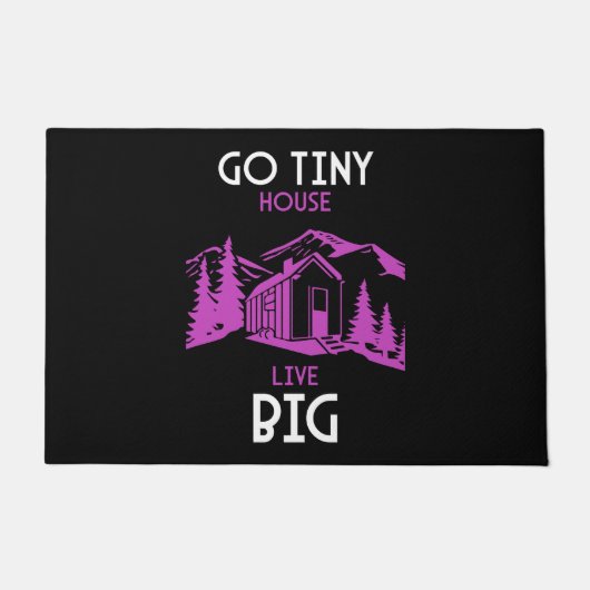 Tiny House Wohngestaltung Fußmatte (Vorderseite)