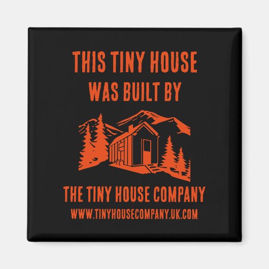 Tiny House Wohngestaltung Magnet (Vorne)