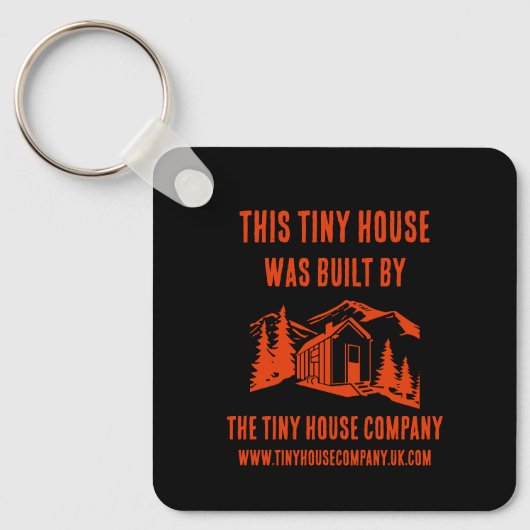 Tiny House Wohngestaltung Schlüsselanhänger (Vorderseite)