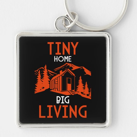 Tiny House Wohngestaltung Schlüsselanhänger (Vorne)