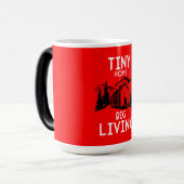 Tiny House Wohngestaltung Verwandlungstasse (Vorderseite Links)