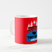Tiny House Zuhause America Kaffeetasse (Vorderseite Links)