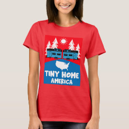 Tiny House Zuhause America T-Shirt