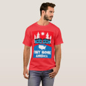 Tiny House Zuhause America T-Shirt (Vorne ganz)