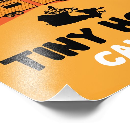 Tiny House Zuhause Canada Fotodruck (Ecke)