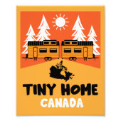 Tiny House Zuhause Canada Fotodruck (Vorne)