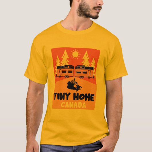Tiny House Zuhause Canada T-Shirt (Vorderseite)