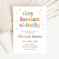 Tiny Human Shindig Baby Dusche