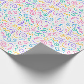 Tiny Human Shindig Baby Shower Geschenkpapier (Ecke)