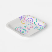 Tiny Human Shindig Baby Shower Pappteller (Gewinkelt)