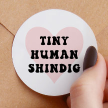 Tiny Human Shindig Modern Baby Dusche