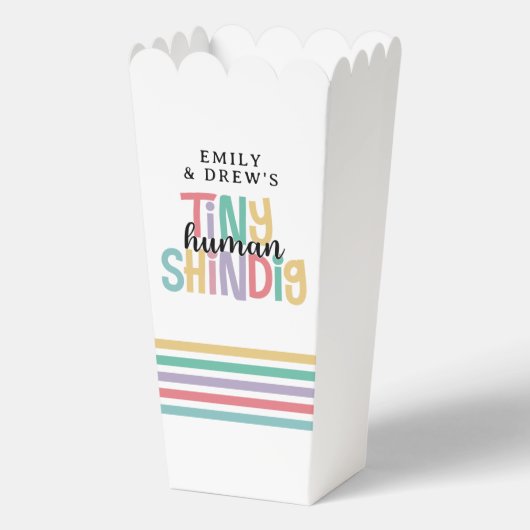 Tiny Human Shindig Niedliche Regenbogenfarben Geschenkschachtel (Vorderseite)