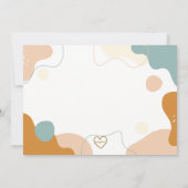 Tiny Human Shindig Non-Binary Shower Einladung (Rückseite)