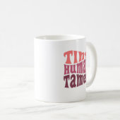 Tiny Human Tamer Daycare Child Care Worker Gift Kaffeetasse (VorderseiteRechts)