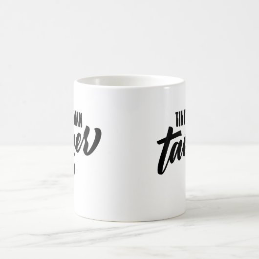 Tiny Human Tamer Funny Teacher Kaffeetasse (Mittel)