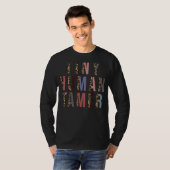 Tiny Human Tamer Leopard Chaos Chaos Mama Mutter T-Shirt (Vorne ganz)
