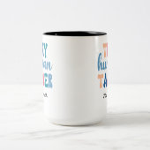 Tiny Human Tamer | Name des benutzerdefinierten Le Zweifarbige Tasse (Mittel)