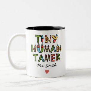 Tiny Human Tamer   Name des benutzerdefinierten Le Zweifarbige Tasse