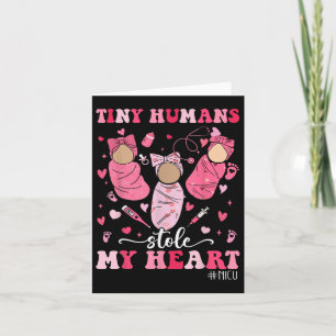 Tiny Humans gestohlen mein Herz Nicu Nurse Happy V Karte