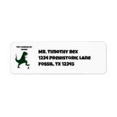 Tiny Humans Go Squish Funny Dinosaur Cartoon (Vorne)