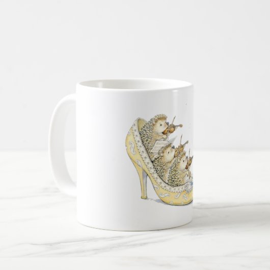 Tiny Igel Orchestra Kaffeetasse (Vorderseite Links)