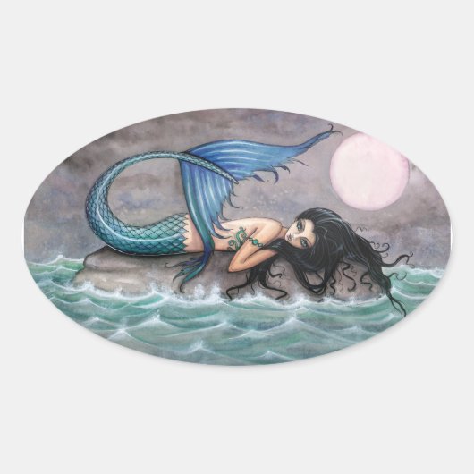 Tiny Island Mermaid Stickers (Vorderseite)