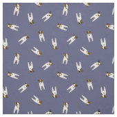 Tiny Jack Russell Terrier Hunde blau oder JA Stoff (Muster)