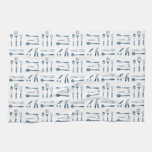 Tiny Kitchen Utensils Geschirrtuch (Horizontal)