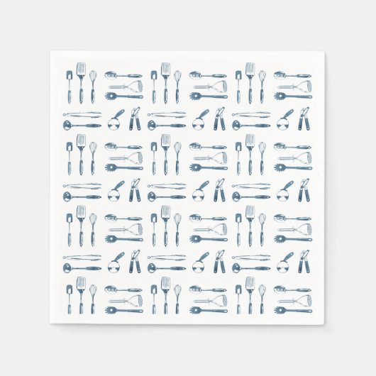 Tiny Kitchen Utensils Serviette (Vorderseite)