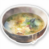 Tiny Korean Soup Art Sticker (Vorderseite)
