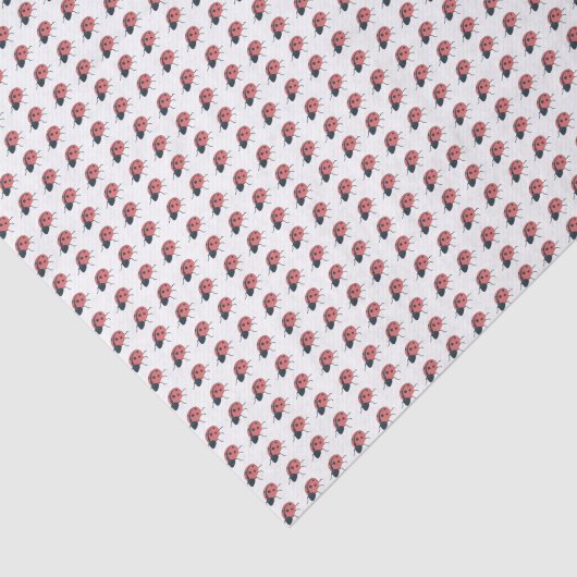 Tiny Ladybird Pattern Seidenpapier (Ausschnitt)