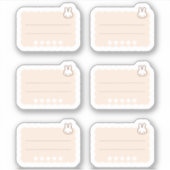 Tiny latte star ranking planner aufkleber (Vorderseite)