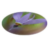 Tiny Lavender Lila Wildblume Natur Schneidebrett (Ecke)